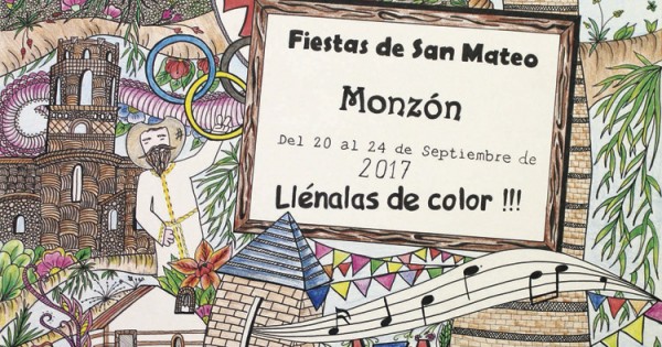 Cartel de las fiestas de Monzón 2017 Fiestas en honor al patrón San Mateo con mucha diversión que no te puedes perder