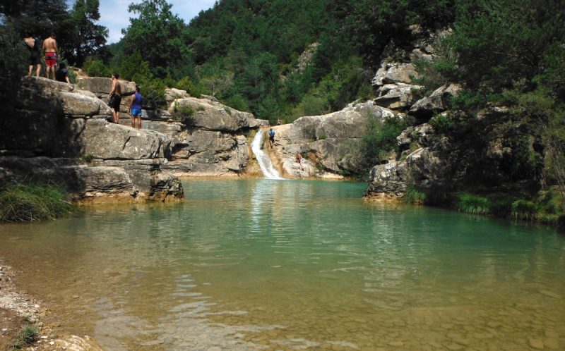 Bañarte en Aragón - Pozas de Pigalo - Imagen de www.excursionesporhuesca.es