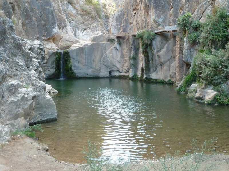 Bañarte en Aragón - Pozo de los Chorros - Imagen de wikiloc.com