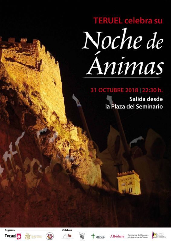 La noche de las Ánimas en Teruel - Cartel de la festividad que no te puedes perder
