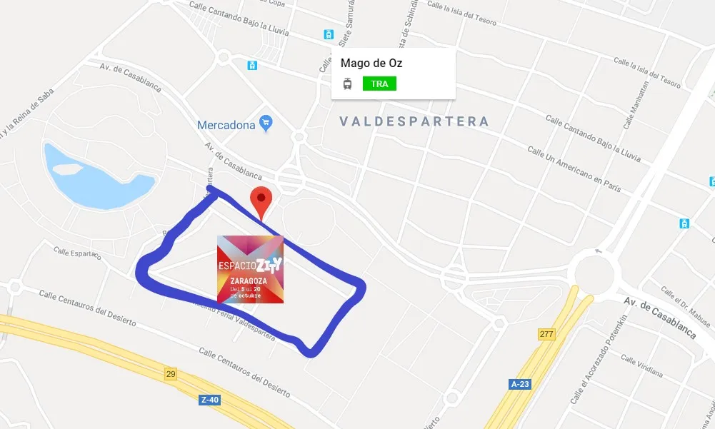 Espacio Zity - Cómo llegar al Espacio Zity Valdespartera 2018