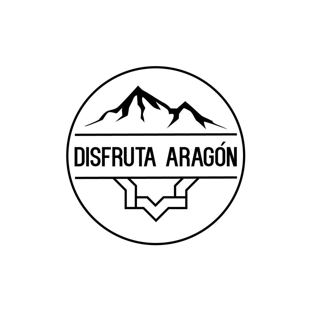 Nuevo logo de Disfruta Aragón en el que todos los rincones de la comunidad están representados